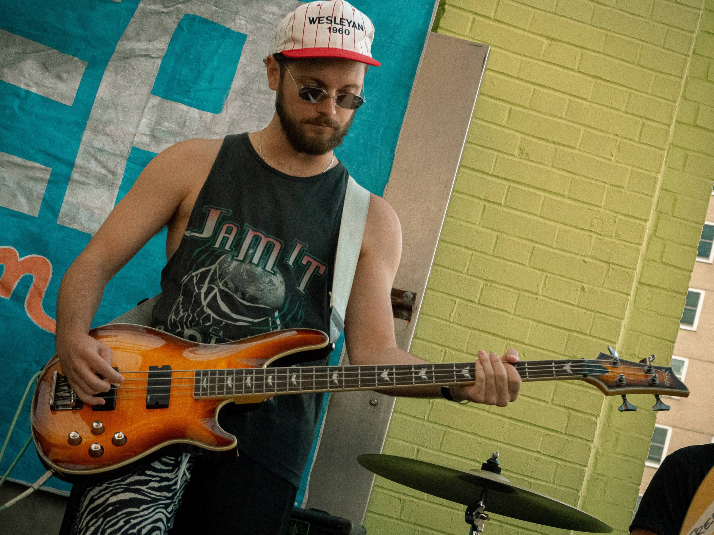 Ethan plays bass.