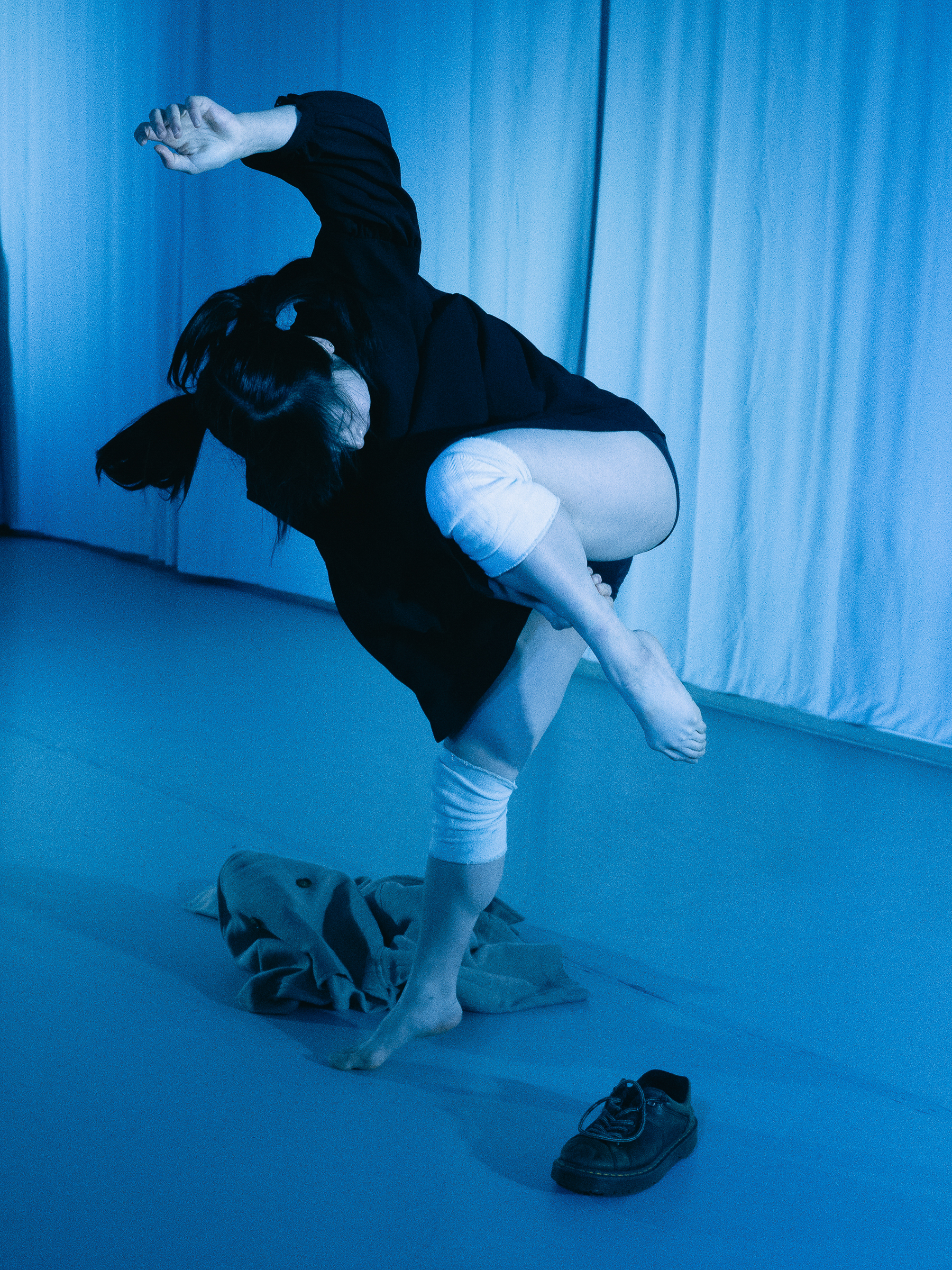 Photo of dancers performing A Dreamt up Draft of Suggestion.