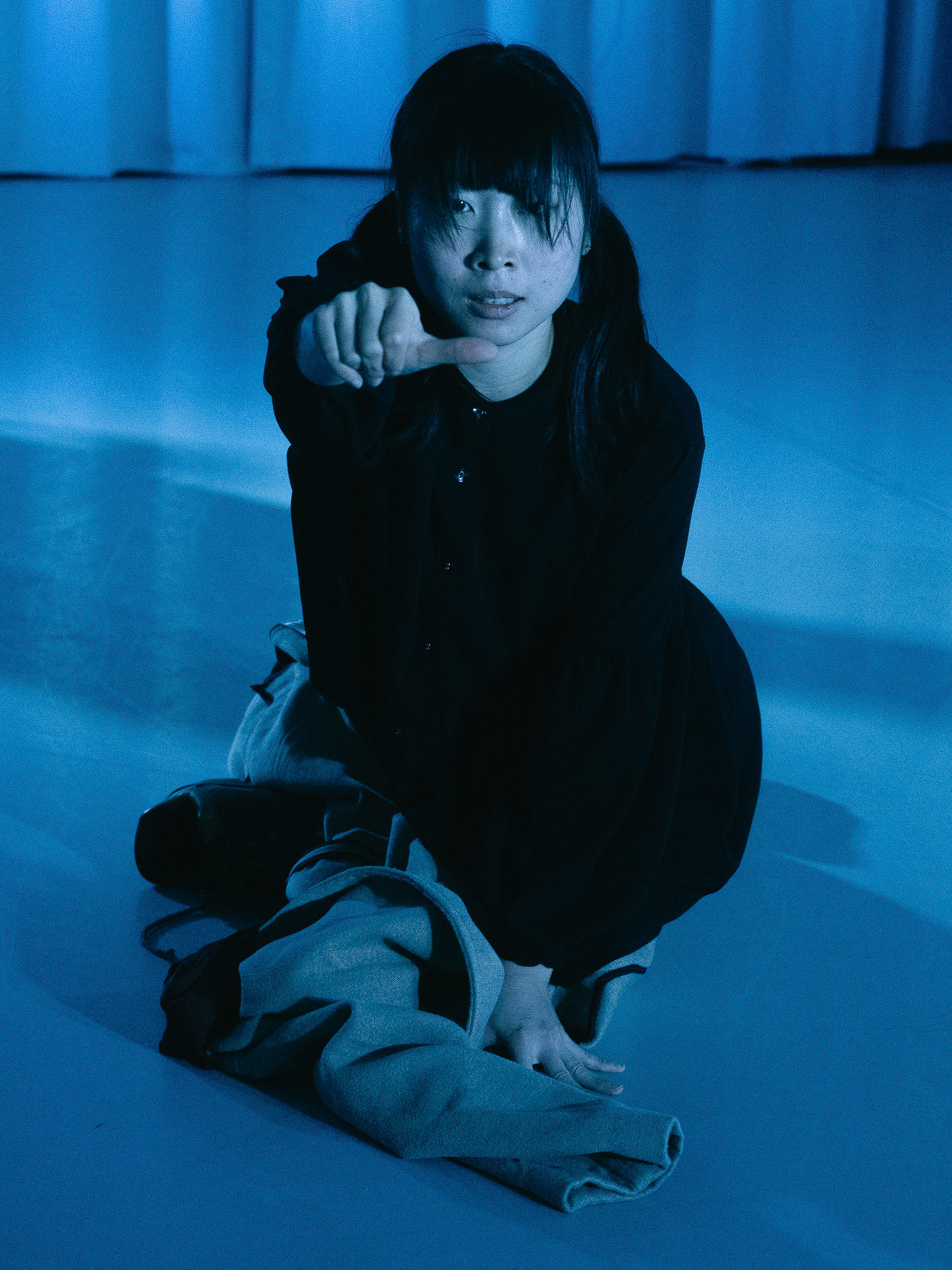 Photo of dancers performing A Dreamt up Draft of Suggestion.