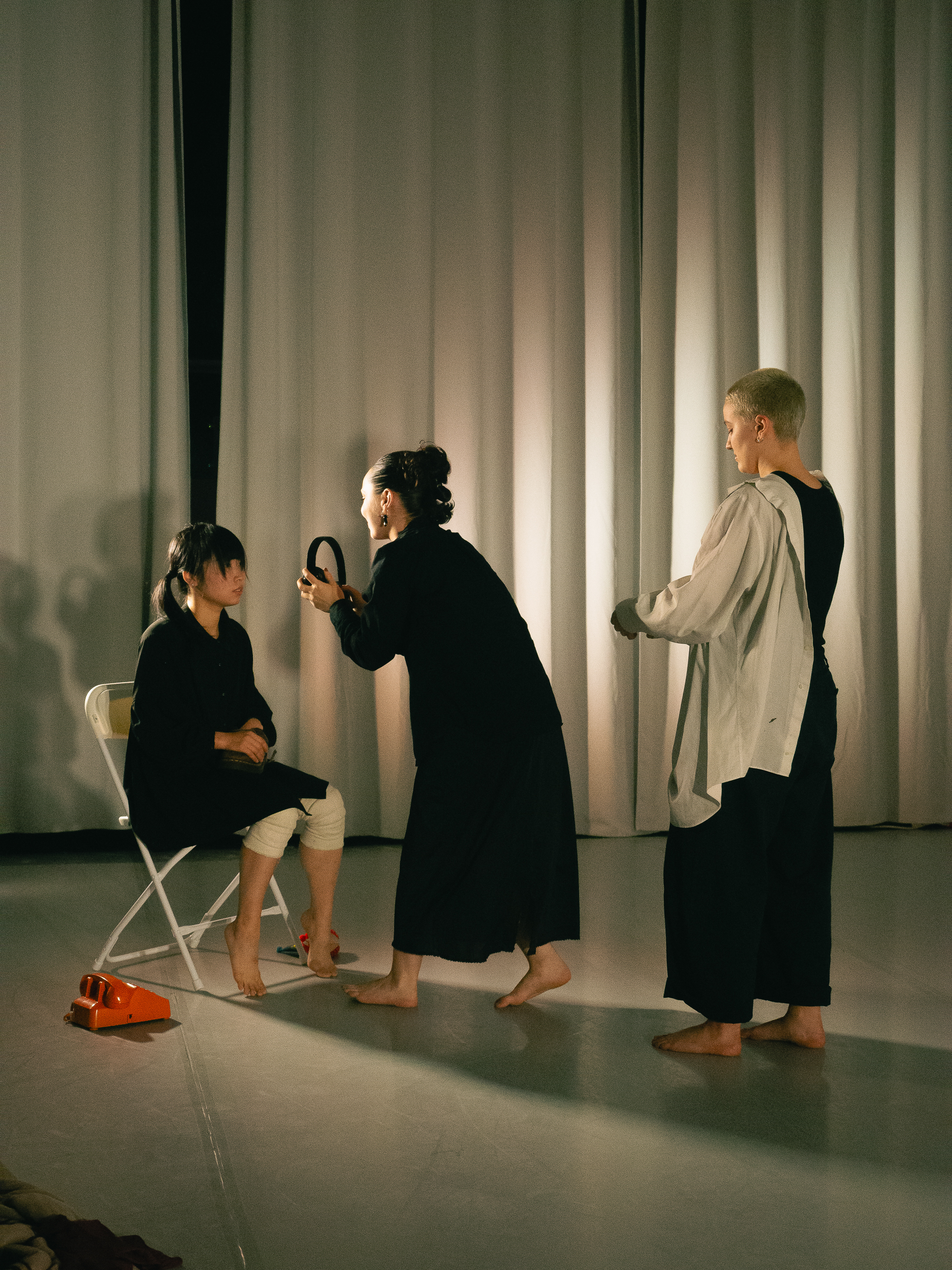 Photo of dancers performing A Dreamt up Draft of Suggestion.