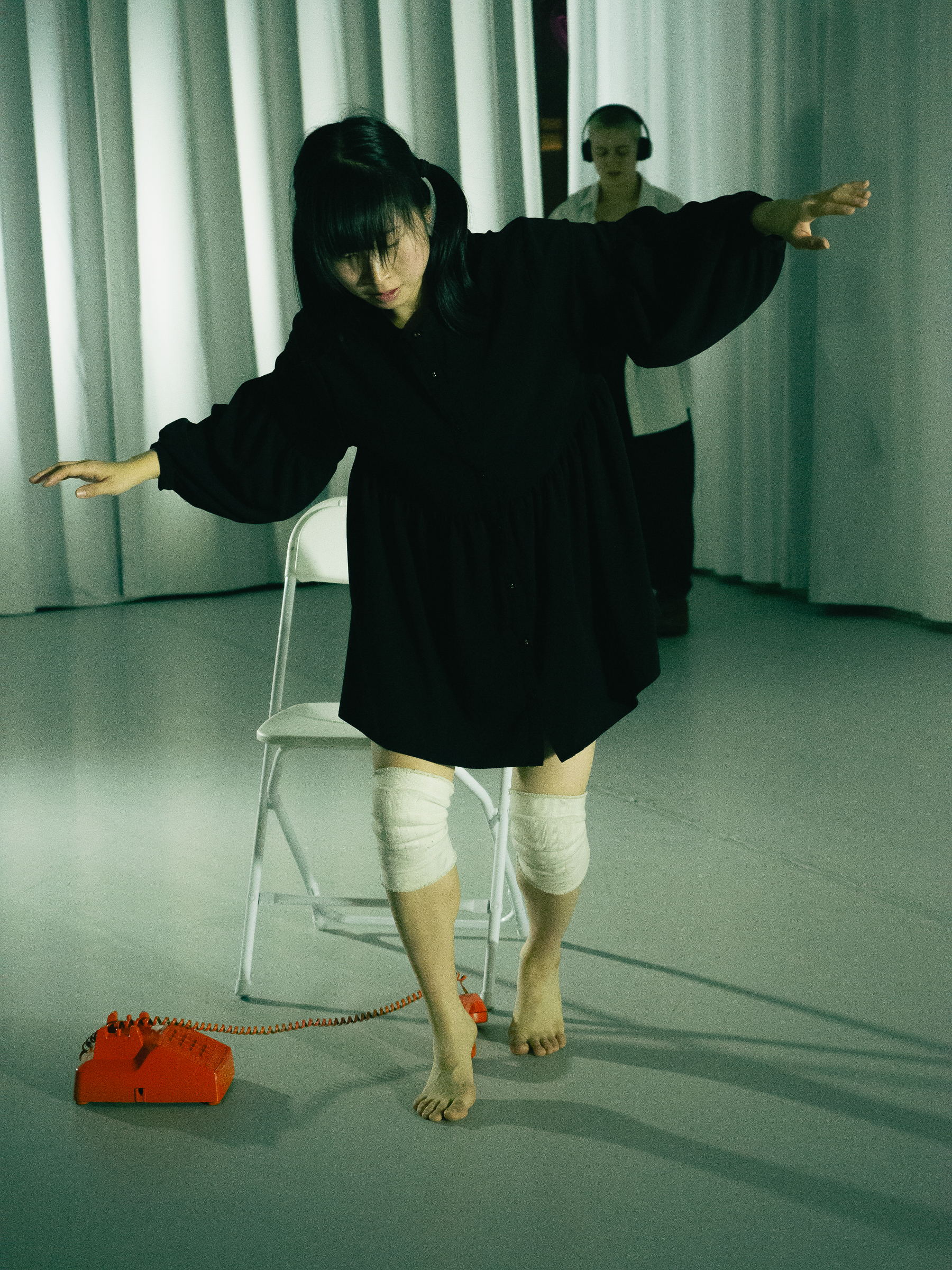 Photo of dancers performing A Dreamt up Draft of Suggestion.